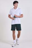 Textured Seamless Polo Shirt